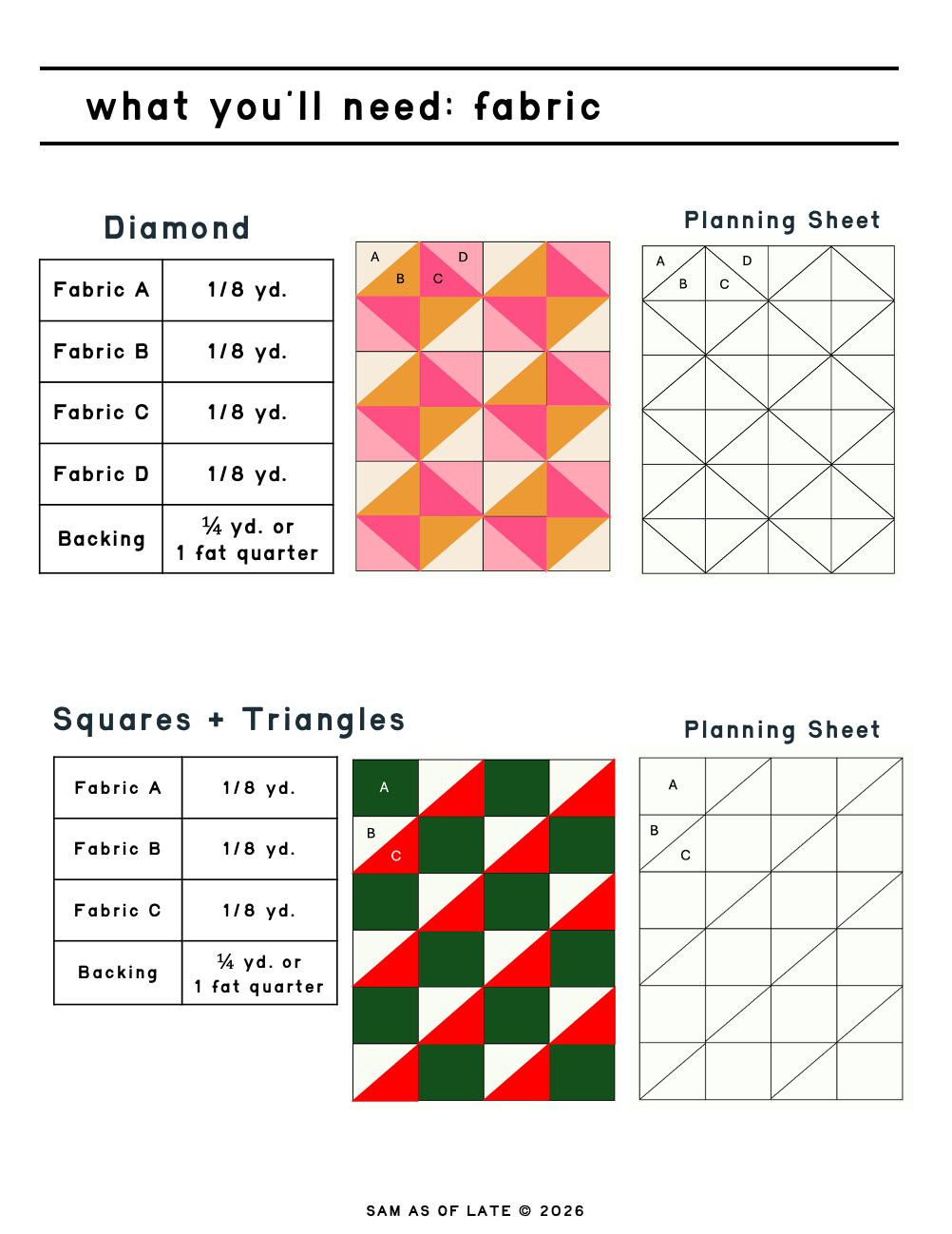 Quilted Camera Photo Albums | PDF Pattern | Digital Download