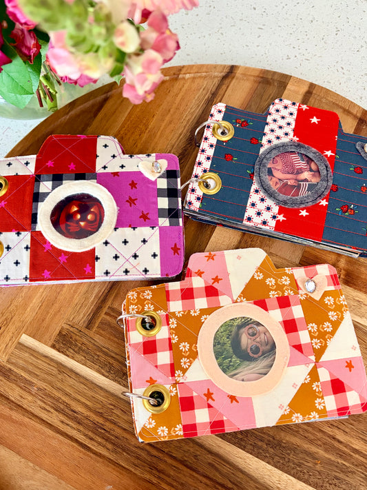 Quilted Camera Photo Albums | PDF Pattern | Digital Download
