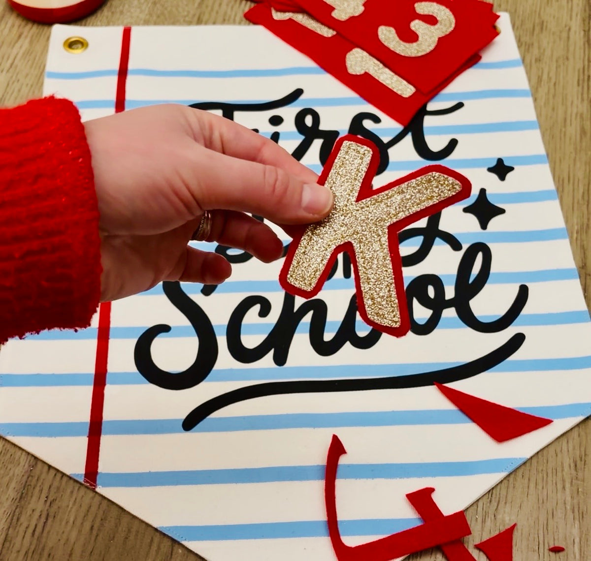 First Day of School Banner PDF Pattern | Digital Download